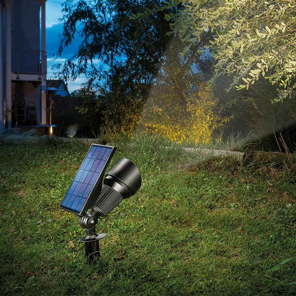 Spot solaire puissant superspot duo color (blanc chaud ou froid)