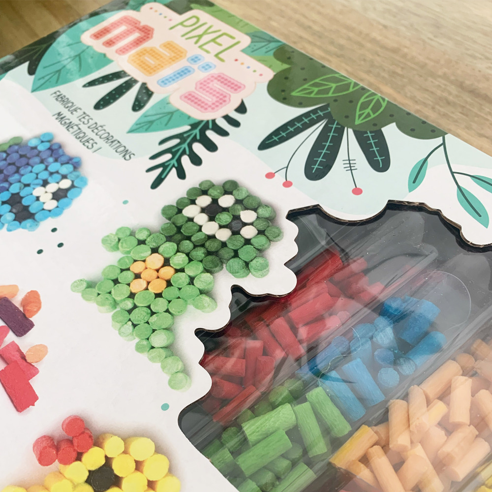 Kit complet : je fabrique ma décoration magnétique en maïs