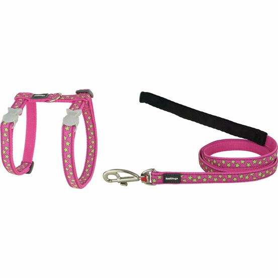 Harnais pour chien red dingo on hot 21-35 cm rose