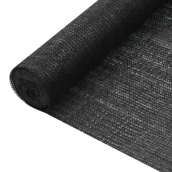 Filet brise-vue noir 1,8x25 m pehd 75 g/m²
