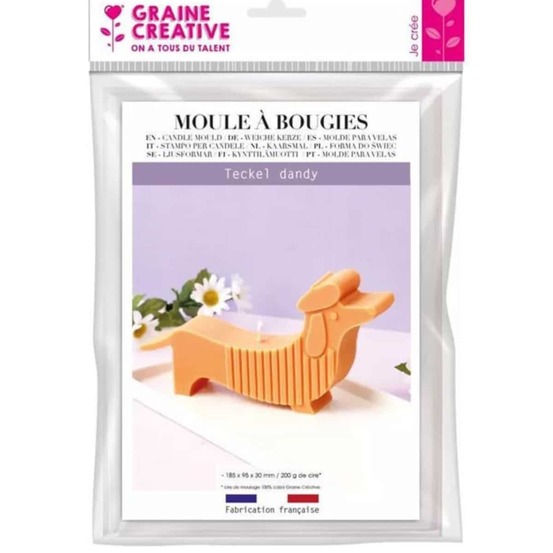 Moule à bougies - teckel