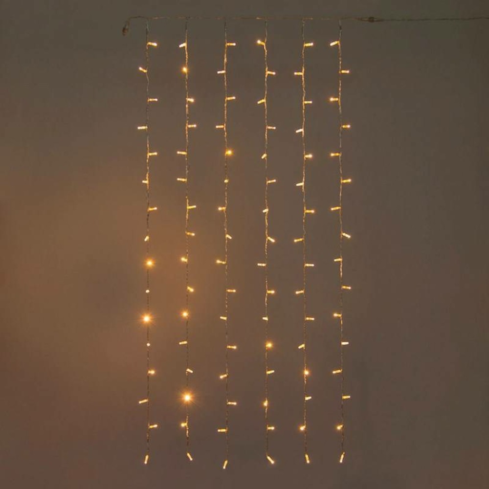 Rideau lumineux led 5m de haut 24v blanc chaud professionnel lotti