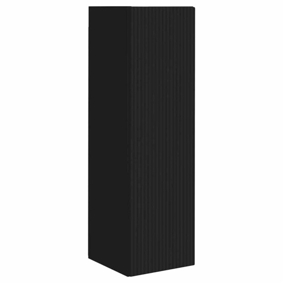 Meuble tv mural noir 30 x 31 x 100 cm bois d'ingénierie