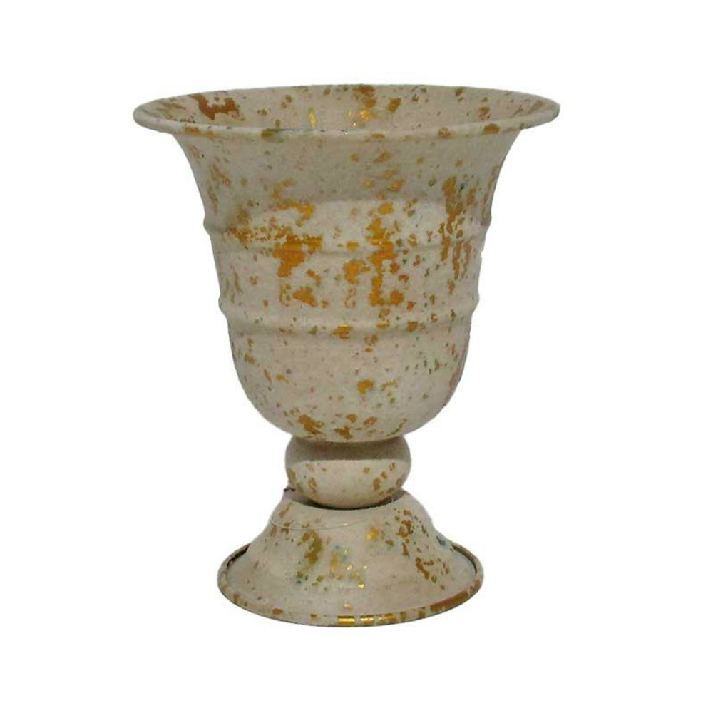 Pot de fleurs métal 16x16x19cm