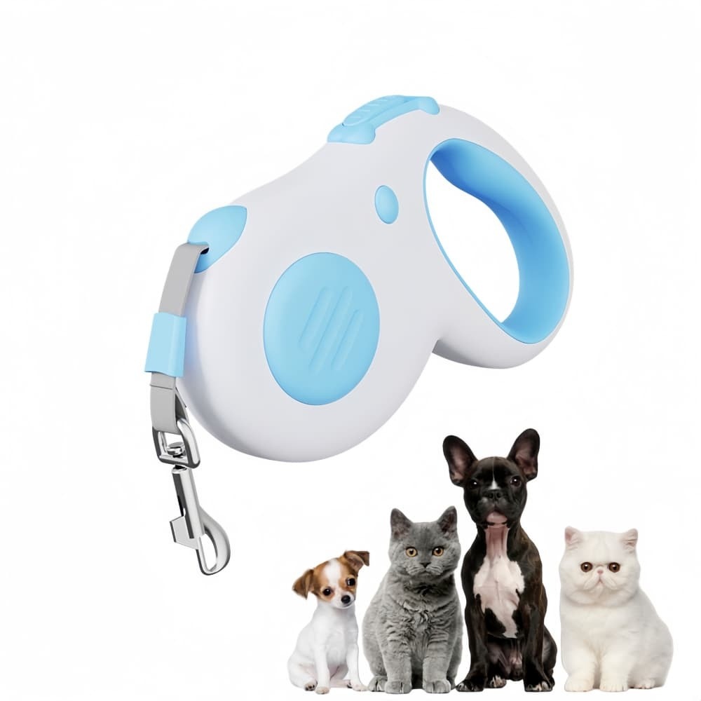 Corde de traction pour chien de petite et moyenne taille bleu