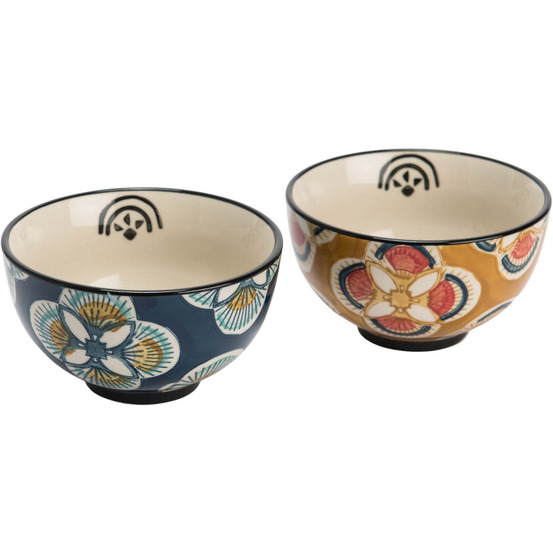 Mini bols en grès imany 12 cm (lot de 2)