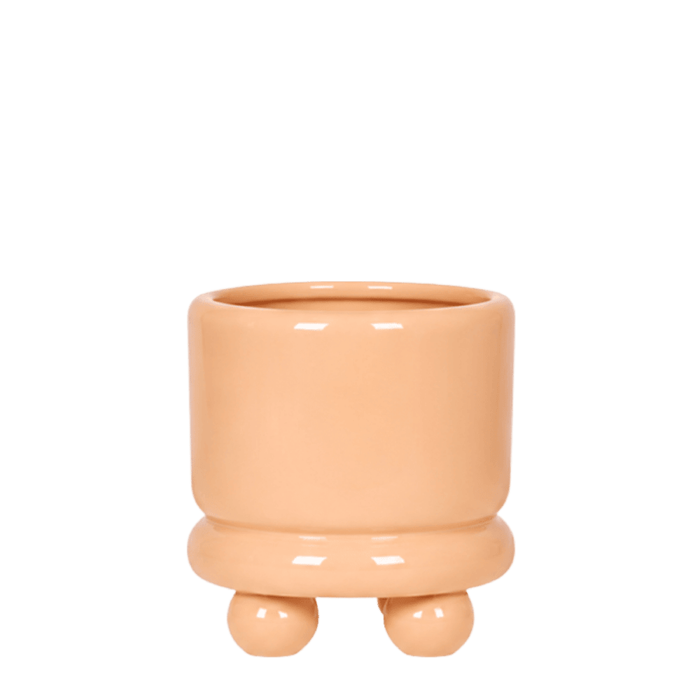 Cache-pot dotty orange - ø6 cm x h7,5 cm