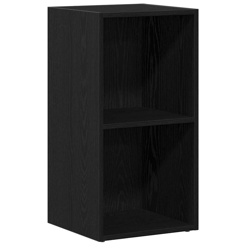Boîtes de rangement lp chêne noir 71x34x36 cm bois ingénierie