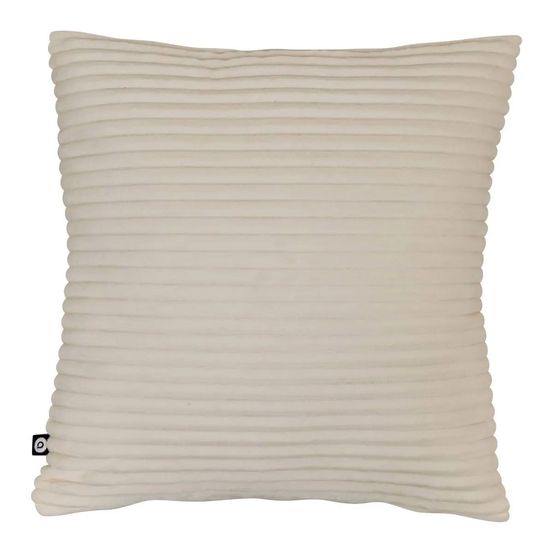 Coussin en velours côtelé