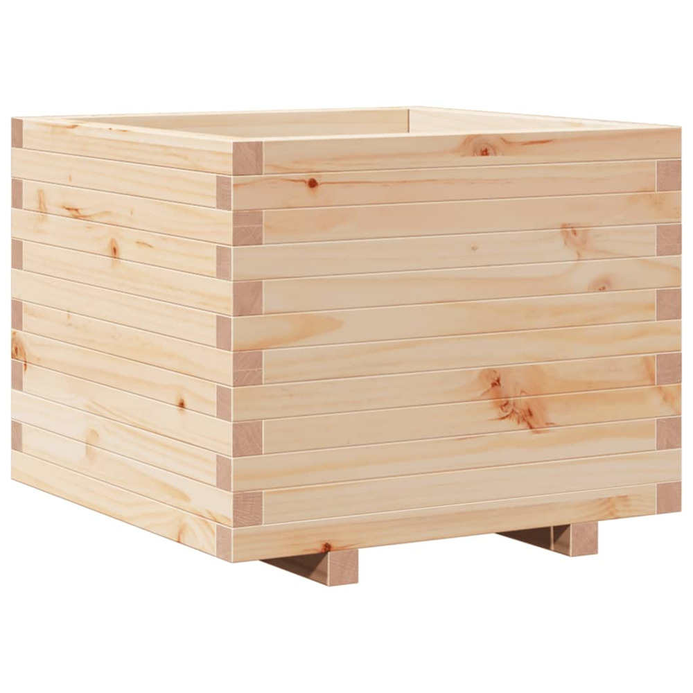 Jardinière d'extérieur 60x60x49,5 cm bois de pin massif