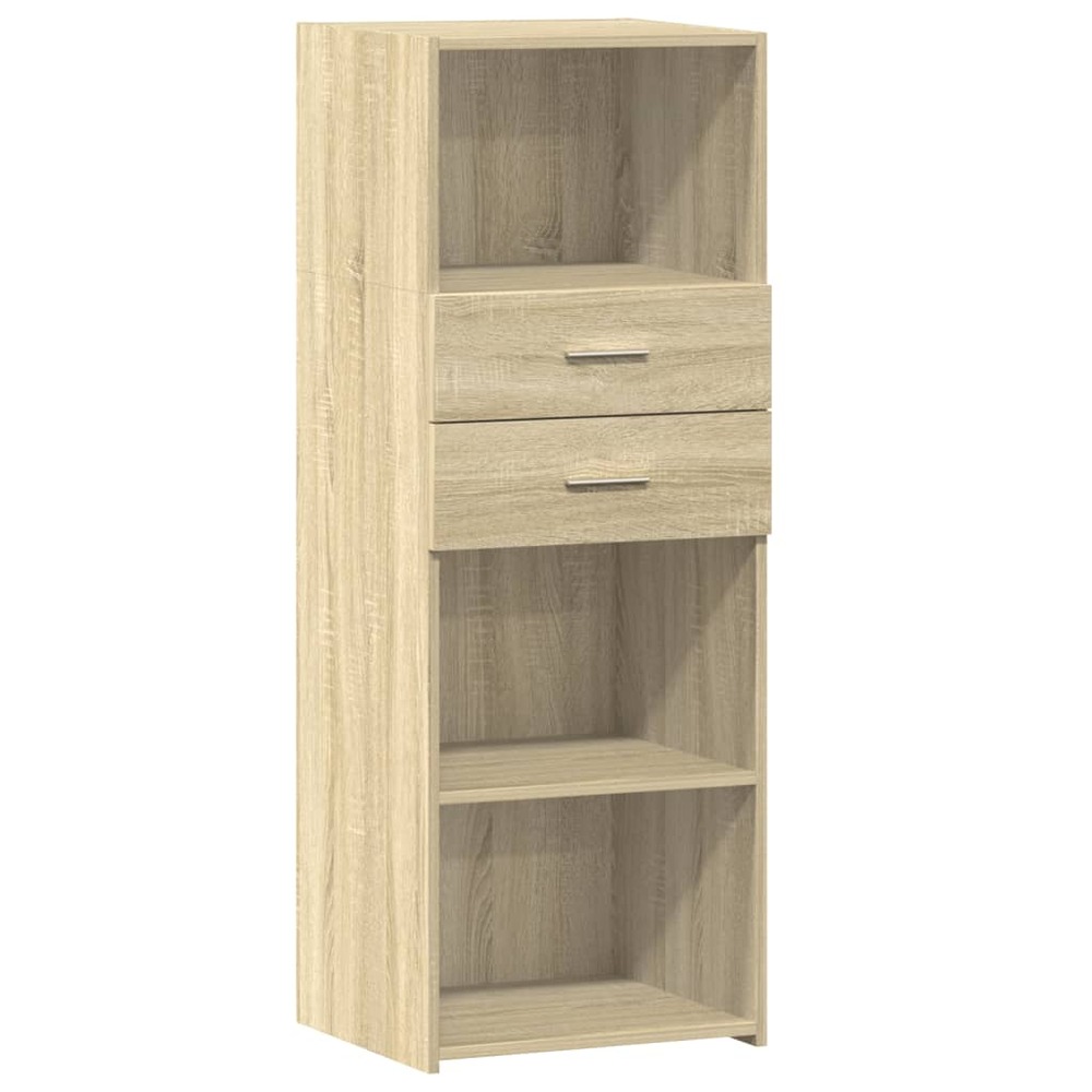 Buffet bahut commode armoire meuble de rangement organisateur cuisine salle de séjour salon haut sonoma 45 x 42,5 x 124 cm bo