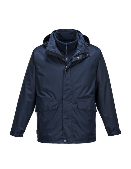 Parka respirante 3 en 1 argo couleur : marine taille xxxl - portwest