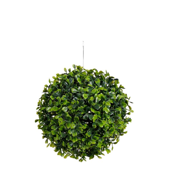 Mica decorations boule de buxus - 20x20x20 cm - polyéthylène - vert