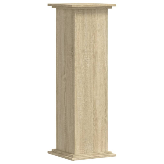 Support pour plantes chêne sonoma 33x33x100cm bois d'ingénierie