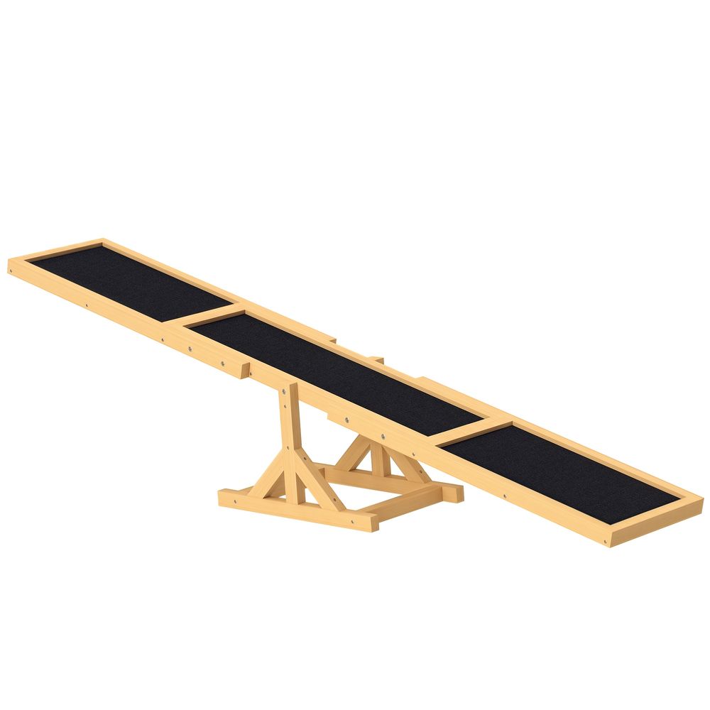 Bascule d’agilité pour chien en pin 180 x 30 x 30 cm antidérapante entraînement extérieur - comfortxl outdoor living