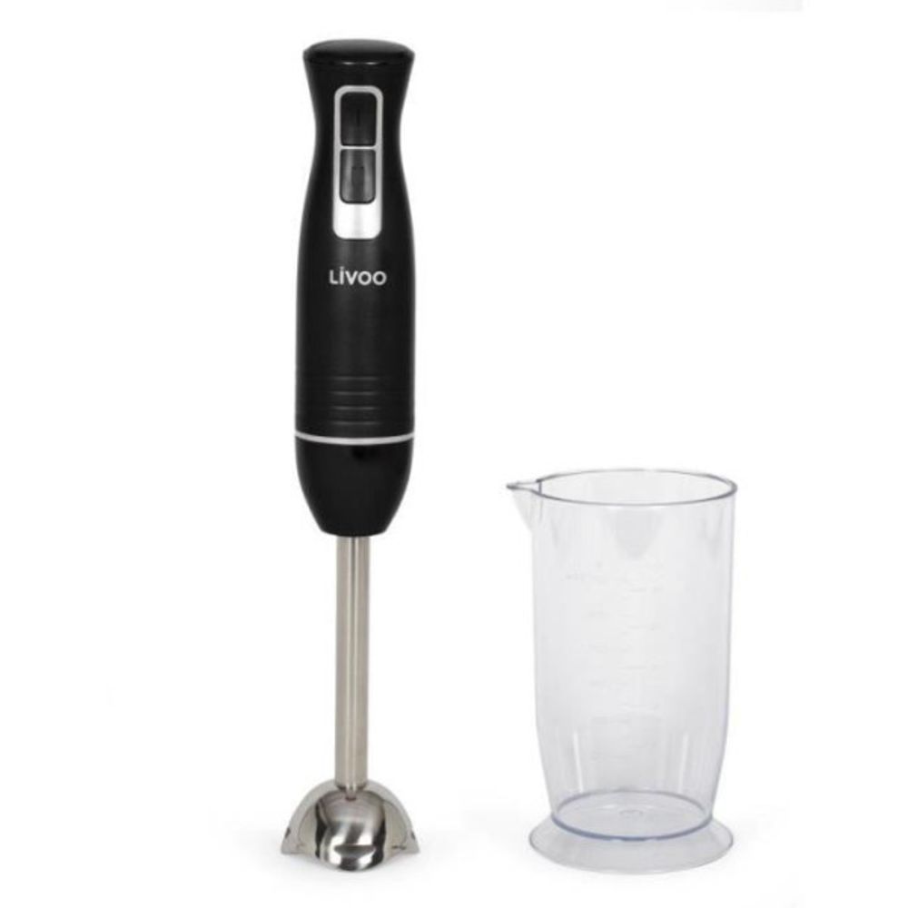 Mixeur electrique plongeant avec bol - - dop245n - 400 w - 2 vitesses - noir