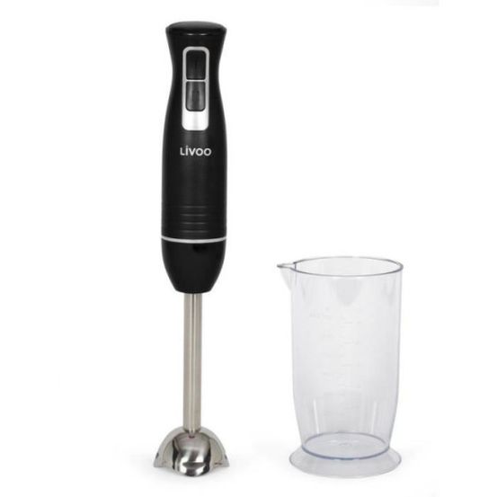 Mixeur electrique plongeant avec bol - - dop245n - 400 w - 2 vitesses - noir