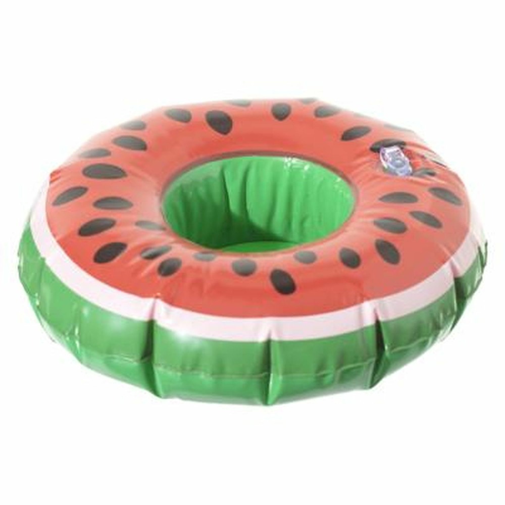 Porte gobelet gonflable pastèque - diam. 17 cm