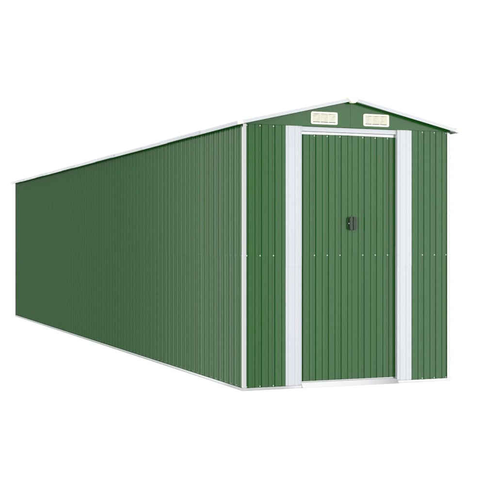 Abri de jardin cabane cabanon maison de stockage remise extérieur hangar outils robuste 192 x 938 x 223 cm acier galvanisé ve