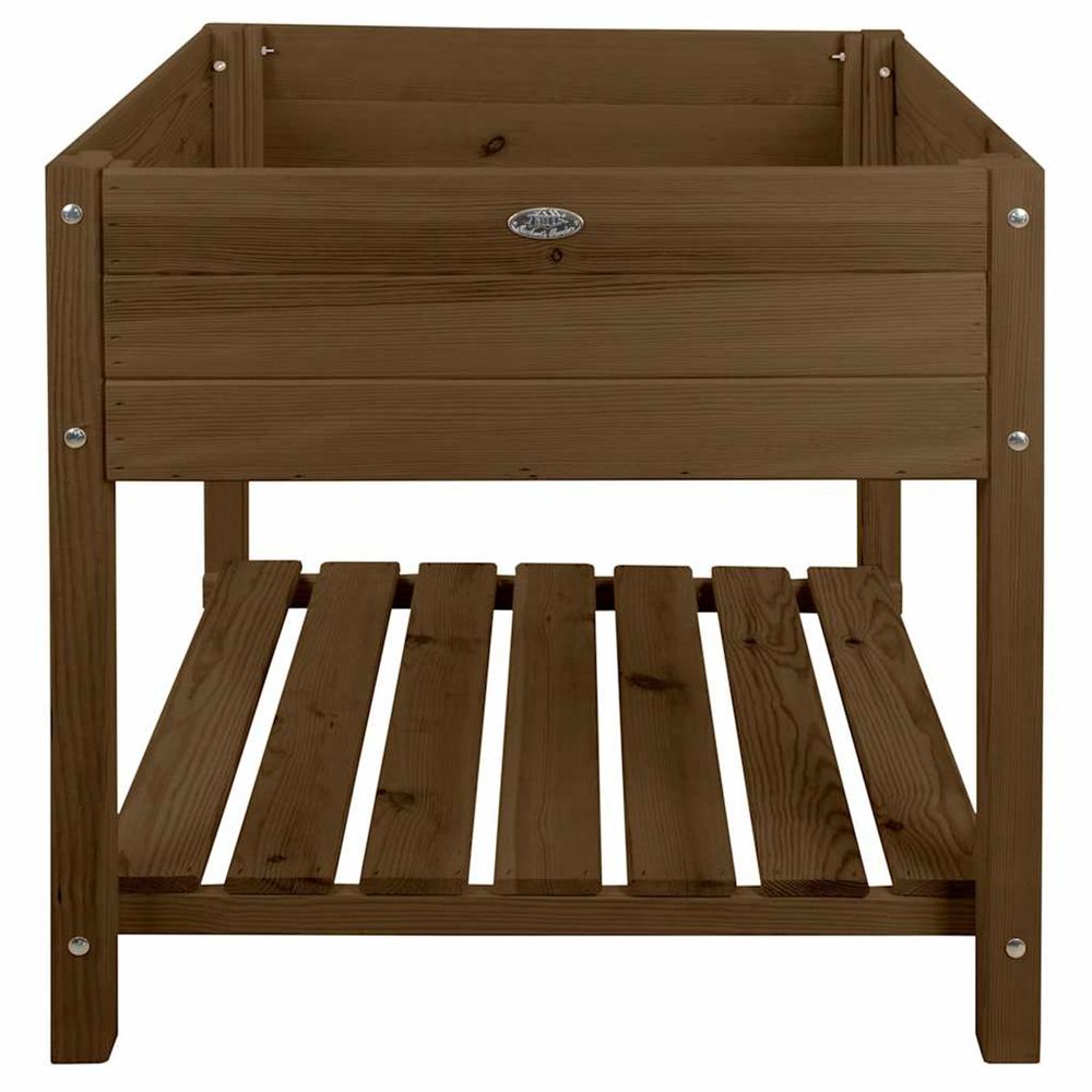 Jardinière d'extérieur surélevée marron xl