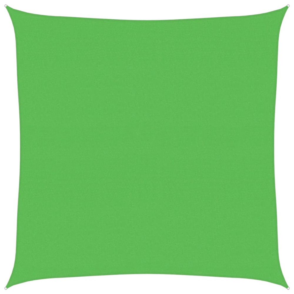 Voile d'ombrage 160 g/m² vert clair 6x6 m pehd