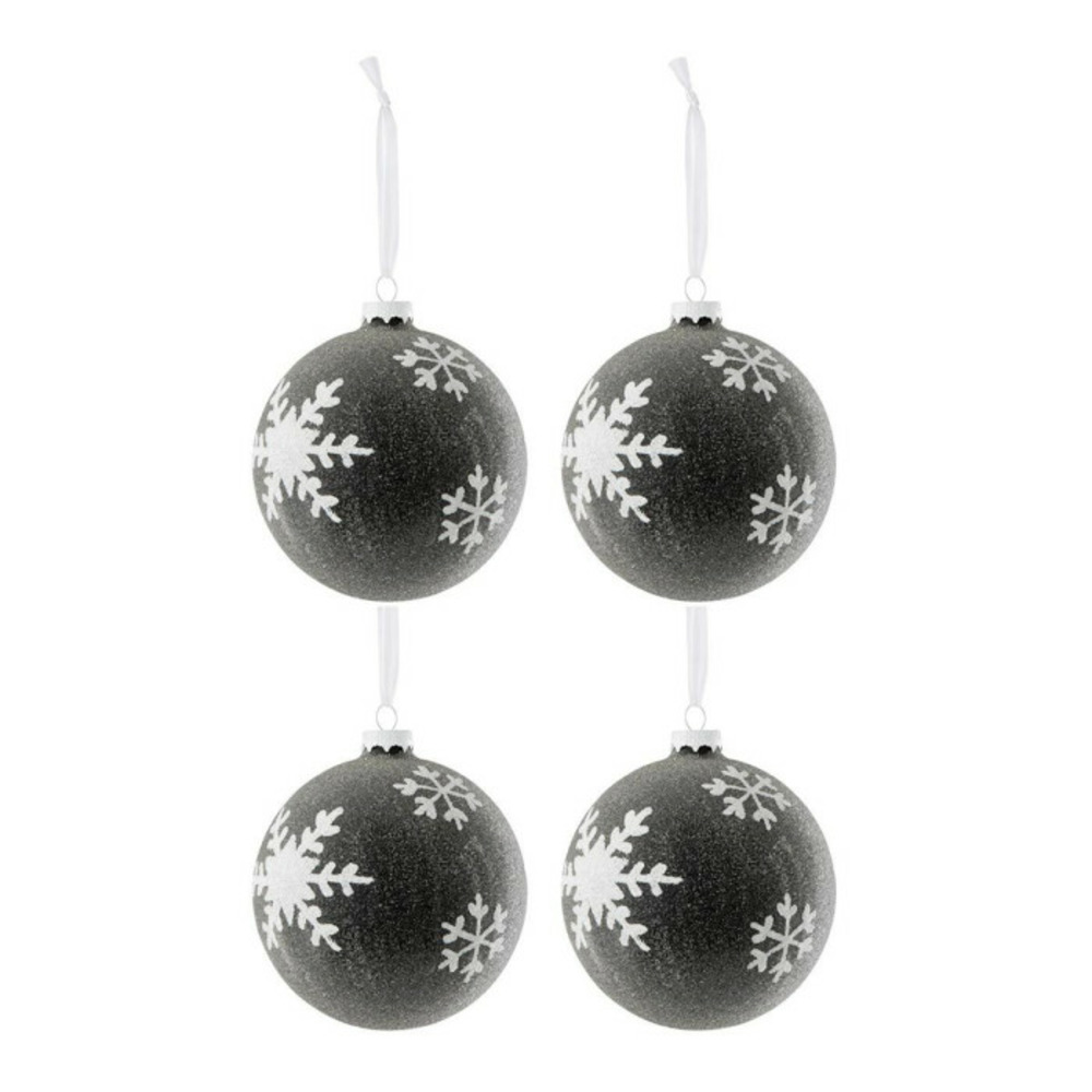 Lot de 4 boules de noël 
