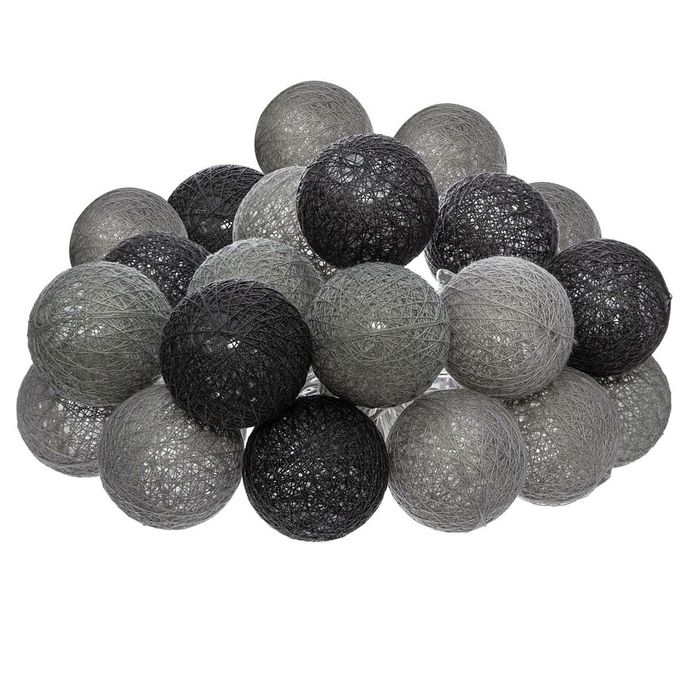 Guirlande led secteur 20 boules assortiments d 6 box