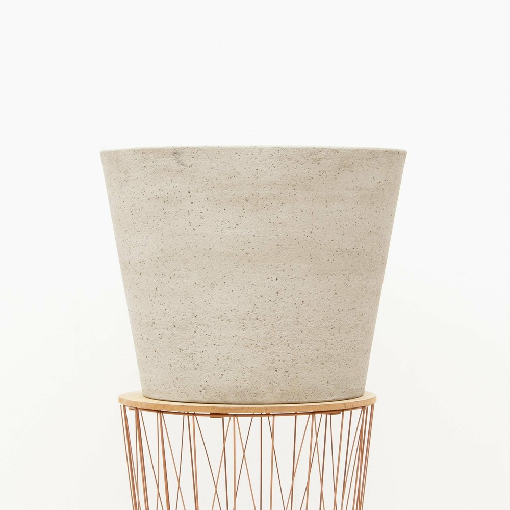 Pot bucket beige 50 cm