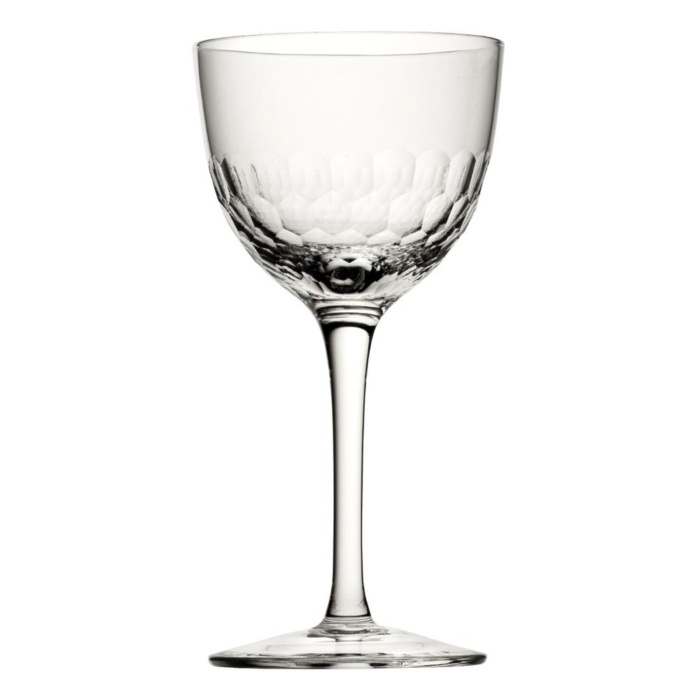 Verres à pied nid d'abeille raffles nick et nora 170ml - lot de 6 - utopia