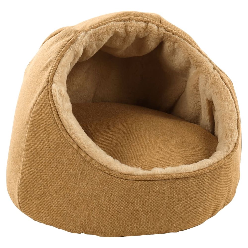 Cachette pour chat lana 46x46x36 cm ocre