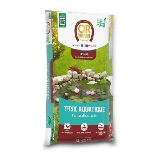 Terre aquatique - or brun - obrtaqu20n