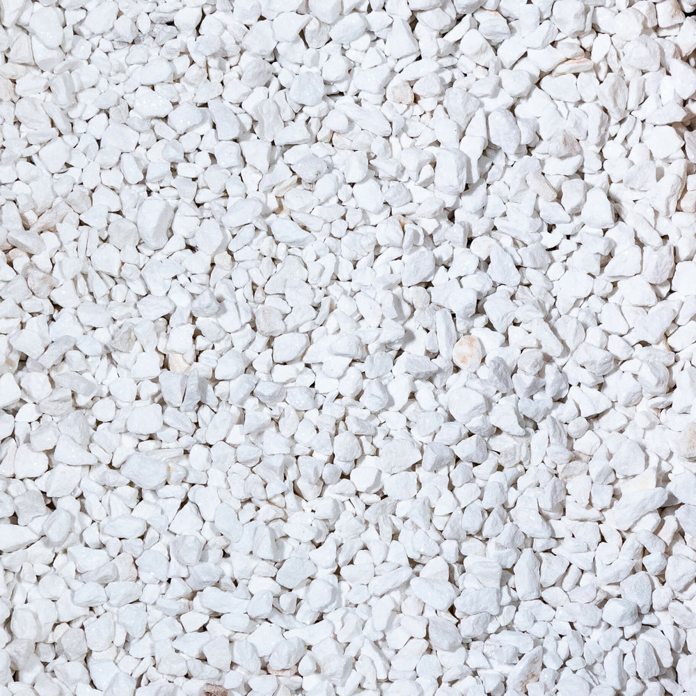Gravier blanc pur 8-16 mm - pack de 17m² (2 big bag de 500kg = 1t)