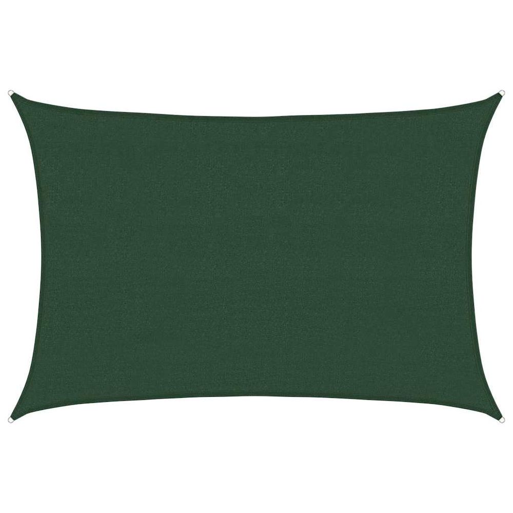 Voile d'ombrage 160 g/m² vert foncé 4x5 m pehd
