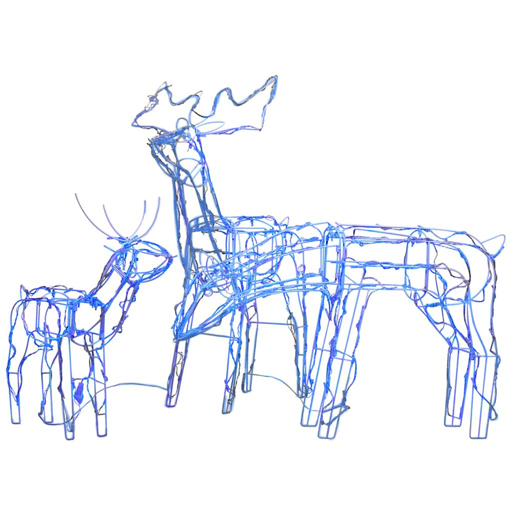 Cordon lumineux de noël 3 pcs rennes 229 led