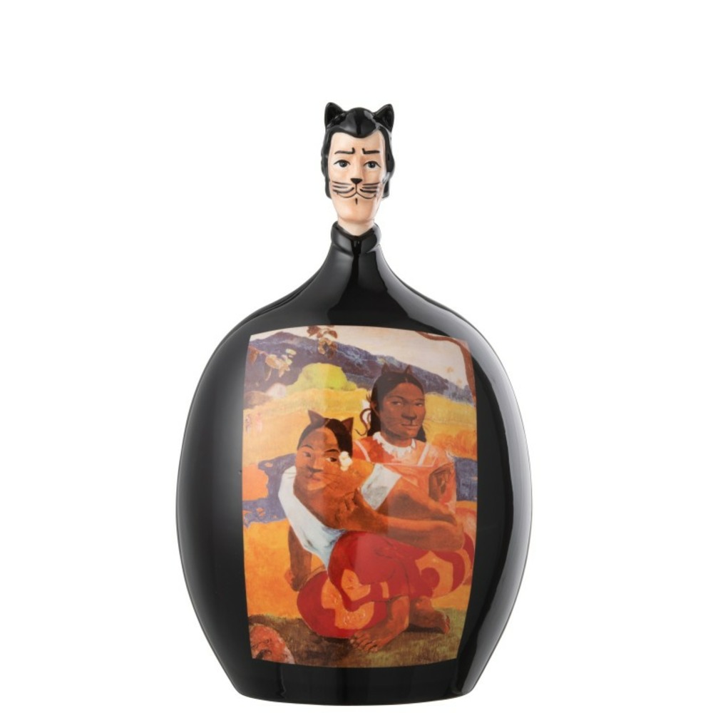 Figurine les chartistes en poterie multicolore 16.5x15x26 cm