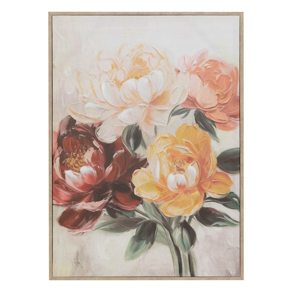 Toile peinte encadrée 