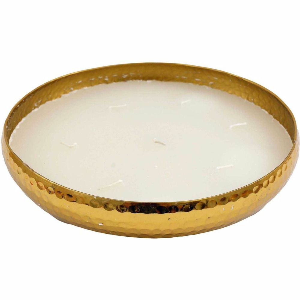 Bougie parfumée en aluminium doré 7 mèches