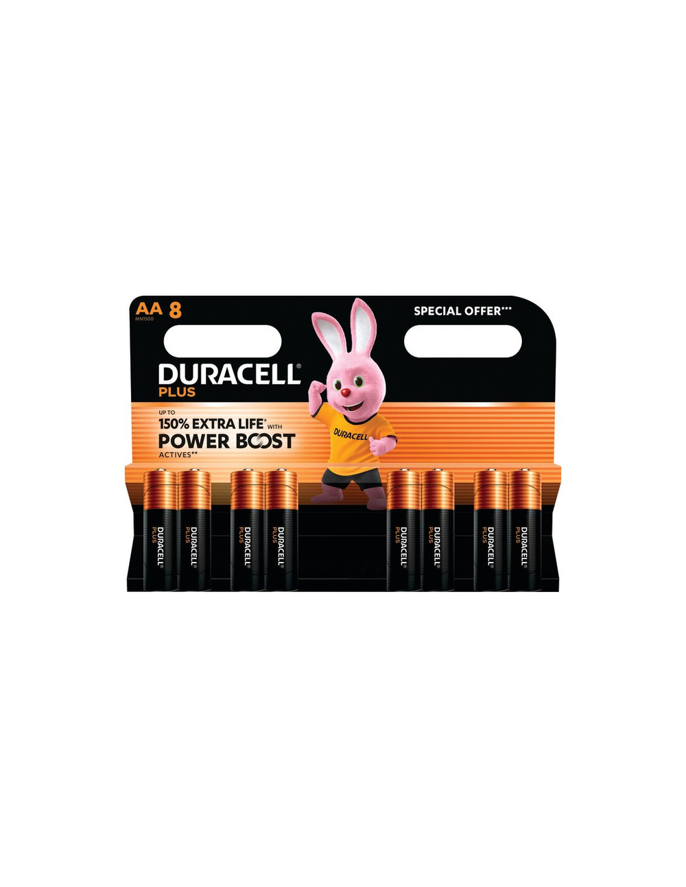 Duracell pile plus aa x8 so