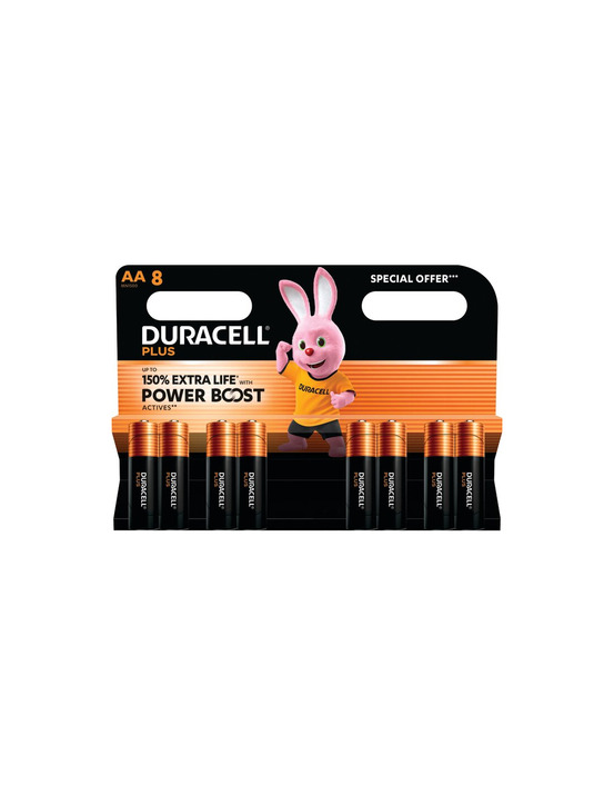 Duracell pile plus aa x8 so