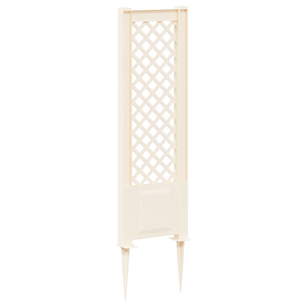 Trellis avec pique pp blanc