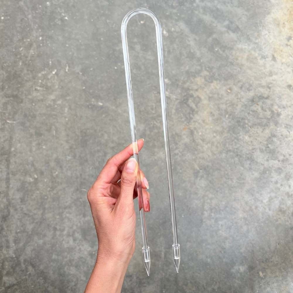 Tuteur hoya - tuteur arche pour hoya - tuteur acrylique transparent - support pour plantes grimpantes - xs - x1