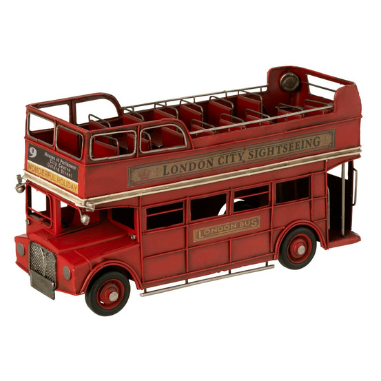 Bus déco en métal