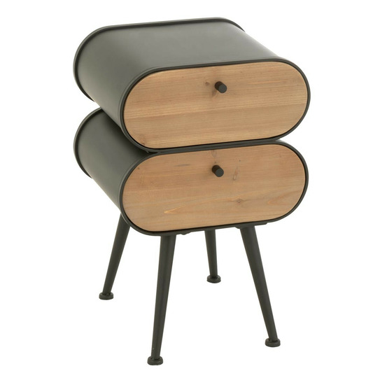 Table de chevet 2 tiroirs