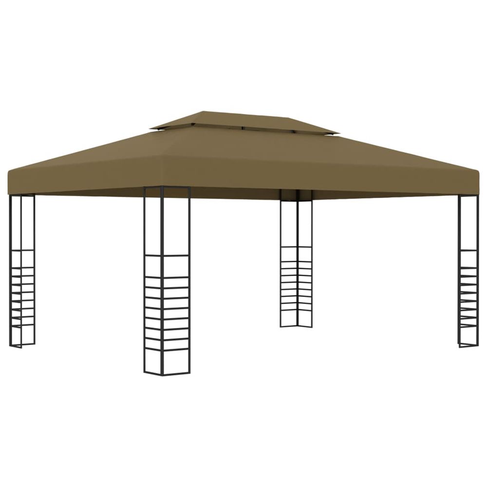 Chapiteau 3x4 m taupe 180 g/m²