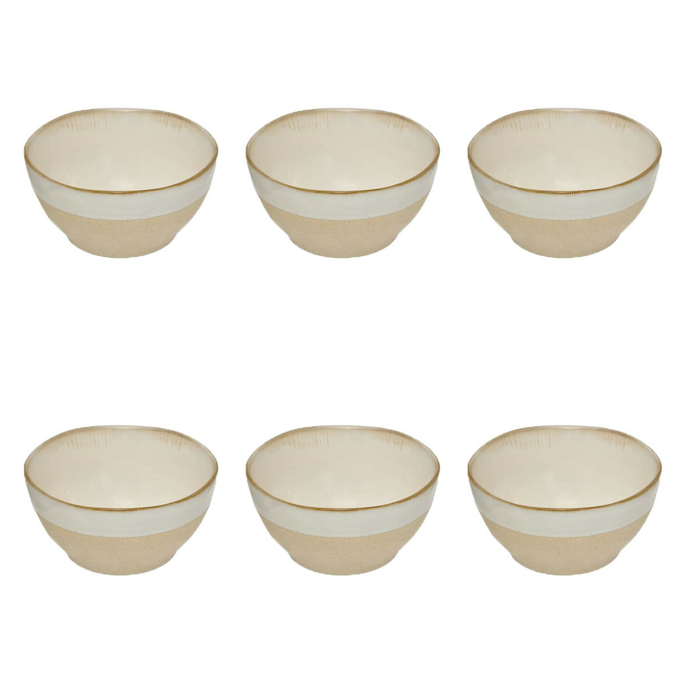 Lot de 6 bols en faïence 