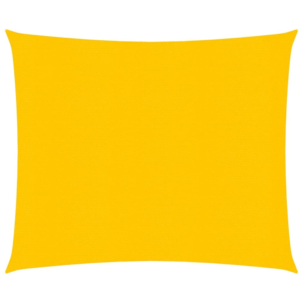 Voile d'ombrage 160 g/m² carré jaune 4x4 m pehd