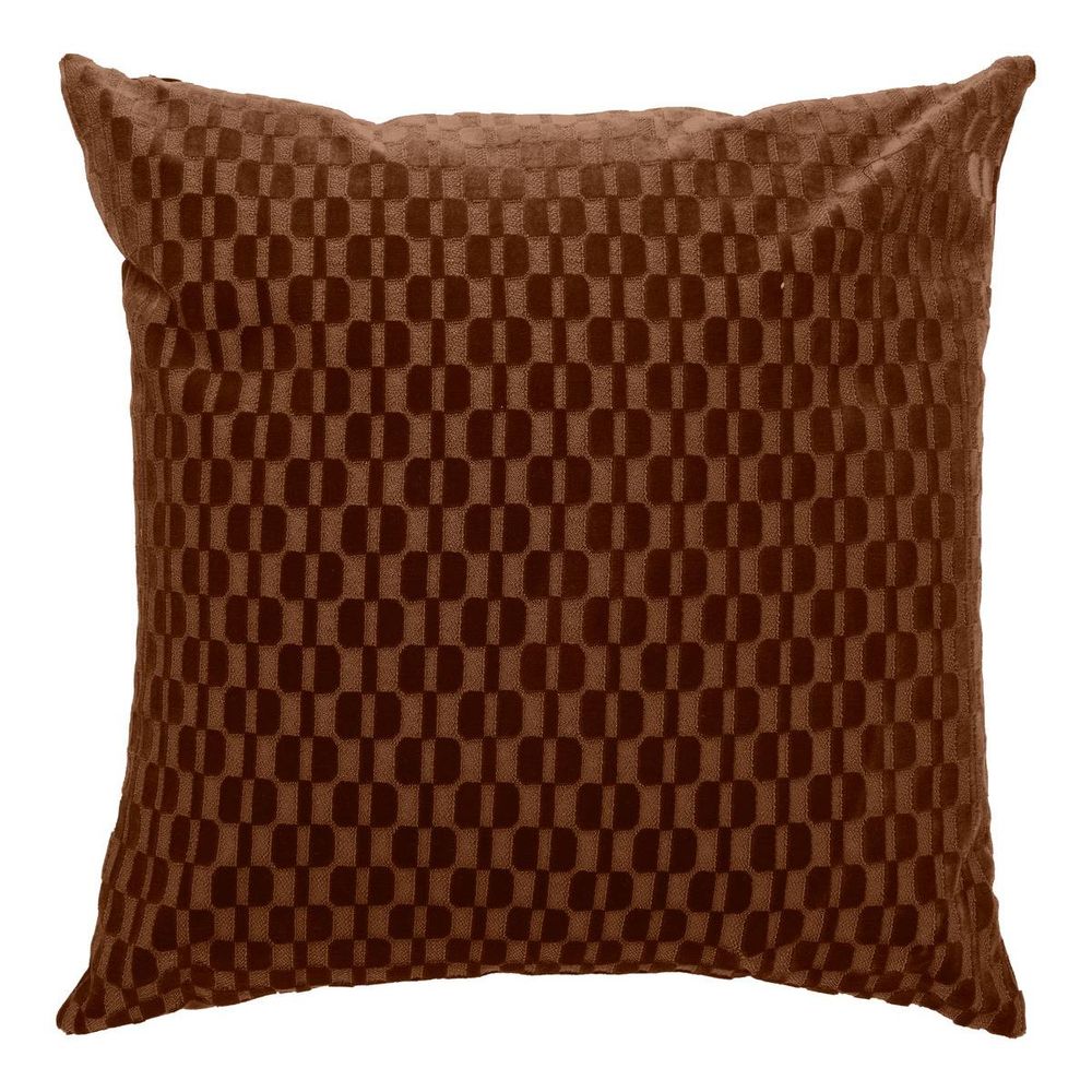 Coussin selia carré 40x40cm marron