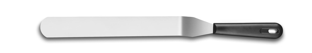Palette spatule inox coudée l-25cm - l2g