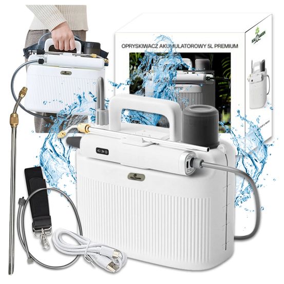 Pulvérisateur électrique de jardin sur batterie 2200 mah 5 l
