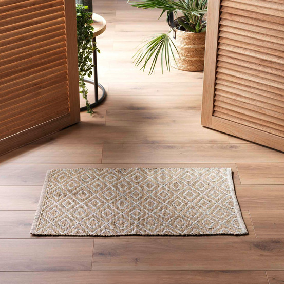 Douceur d'interieur - tapis lazaro tissé losanges